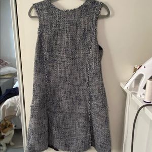 Banana Republic Blue Tweed Shift Dress